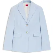 HUGO Regular-fit blazer met goudkleurige knopen