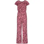B.NOSY jumpsuit roze Meisjes Polyester Off shoulder All over print - maat 158/164