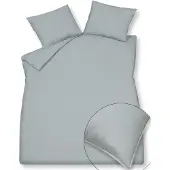 Vandyck Dekbedovertrek Washed Cotton Powder Blue Katoen-200 x 200 / 220 cm | 2-Persoons