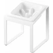 Yamazaki Nooks Slow feeder voerbak schuin - Wit