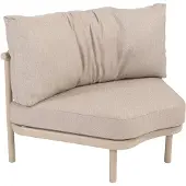 4 Seasons Outdoor Hoek Element Piacenza XL 4SO Loungehoek Latte Loungebank Buiten