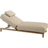 4Seasons Madeira ligbed met hoofdondersteuning amber