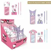 Hello Kitty Kuromi pluche etui, gevuld