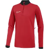 Nike Sportief sweatshirt 'Academy 25 Drill' rood / zwart / wit