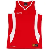 Spalding Sporttop 'Jam' rood / wit