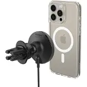Spigen Onetap Pro 4 Magsafe Autolader, Zwart - Draadloos / Ventilatieopening