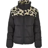 Urban Classics Winterjas beige / zwart