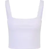 Urban Classics Top zwart / wit