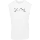 Mister tee Shirt 'New York' zwart / wit