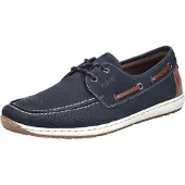 Rieker Modell : 0881614 088 Herrenschuhe Slipper Mokassin Blau Freizeit