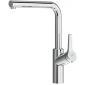 AM.PM Keukenmengkraan, draaibaar, roestvrij staal, spoelbakarmatuur, hoogdrukarmatuur, mengkraan voor de keuken, geborsteld, FXB05000 X-Joy S, chroom