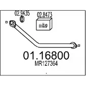 MTS Uitlaatpijp 01.16800