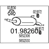 MTS 01.98260 Einddemper