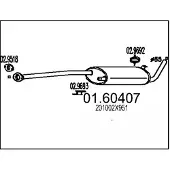 MTS 01.60407 Einddemper
