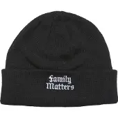 Mister tee - Family Matters Beanie Muts - Zwart
