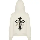 Mister tee Sweatshirt 'Holy' sand / zwart / offwhite