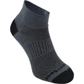 Wrightsock Coolmesh Quarter - Donkergrijs - 37-41