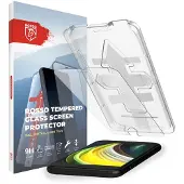 Rosso Screen Protector Geschikt voor Apple iPhone SE 2020 / 2022 | Gehard Glas | Case Friendly | Met Installatietray | Eenvoudige montage