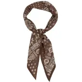 Club Manhattan sjaaltje met paisley print bruin female