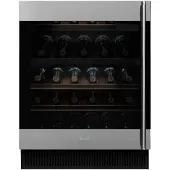 Smeg Inbouw Wijnklimaatkast Wijnklimaatkast, Classici, Inbouw, Positie scharnier: Links, Roestvrij staal, 38, G