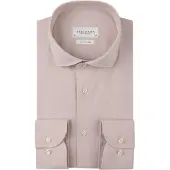 Profuomo Slim Fit Linnen Overhemd roze, Effen