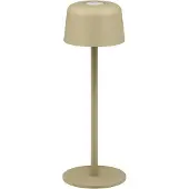 Goobay LED-tafellamp | 25 cm hoog | warm wit | dimbaar | oplaadbaar (USB-C) | beige | IP44