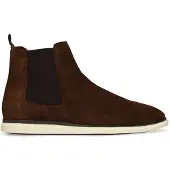 Manfield Bruine suède chelsea boots | Maat 43