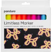 Panduro Limitless Marker M set - 10 stuks - neon