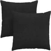 vidaXL Zitkussens 2 pcs Stof Zwart 60 x 60 cm