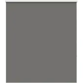 vidaXL Rolgordijn verduisterend 135x130 cm stofbreedte 131,6 cm grijs