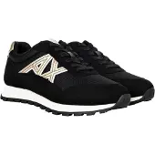 Armani Exchange Sneakers laag goud / zwart / wit