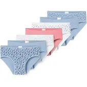 Schiesser Onderbroek duifblauw / rosa / wit