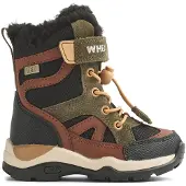 Wheat Snowboots 'Dixie Tex' roestbruin / groen / zwart