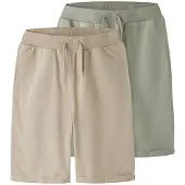 TWO SOON Broek beige / pastelgroen