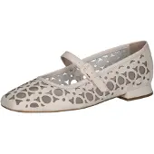 Caprice Ballerina met riempjes ecru