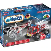 Eitech Constructieset Brandweerauto Staal Zilver/rood 192-delig