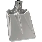 vidaXL Schep Hoofd Zilver 43 x 32,5 cm Aluminium