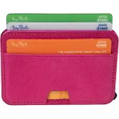 Tony Perotti Furbo EVO RFID leren Pasjeshouder - Fuchsia