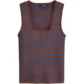 Next Top blauw / chocoladebruin
