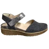 Durea 5924 Wijdte K Sandalen | Maat 39 Dames Grijs