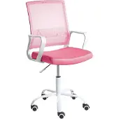 Beliani EASE - Bureaustoel - Roze - Mesh