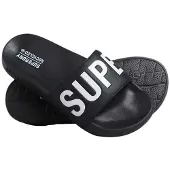 Superdry Code Core Badslippers Zwart Grootte: M