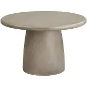 Ebuy24 Eettafel Bonnet - Rond Grijs - Ø120x75cm