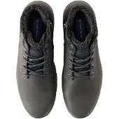 Tom Tailor Veterboots donkergrijs / zwart