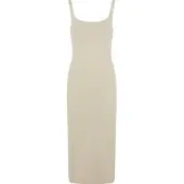 Urban Classics Jurk crème