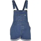 Urban Classics Tuinbroek jeans blauw denim