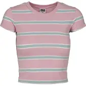 Urban Classics Shirt opaal / rosa / wit