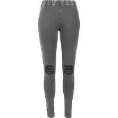 Urban Classics Leggings zwart gemêleerd