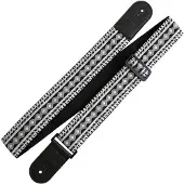 Richter Retro Black / White Jacquard Gitaarband - 1770