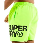 Superdry Zwemshorts neongroen / zwart